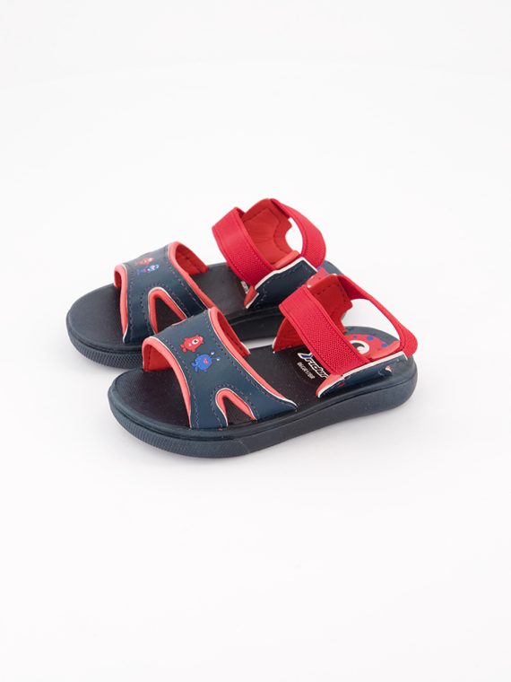 Baby Basic Sandal Navy/Red