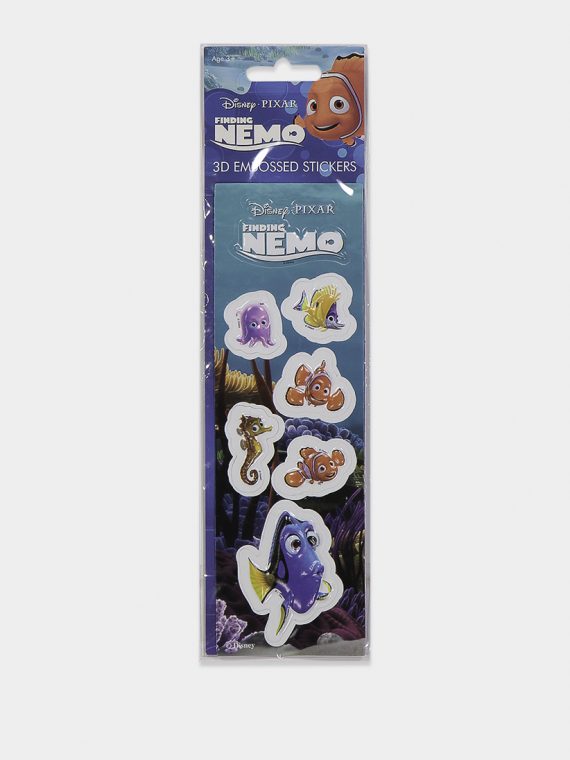 Finding Nemo Embossed Stickers Blue Combo