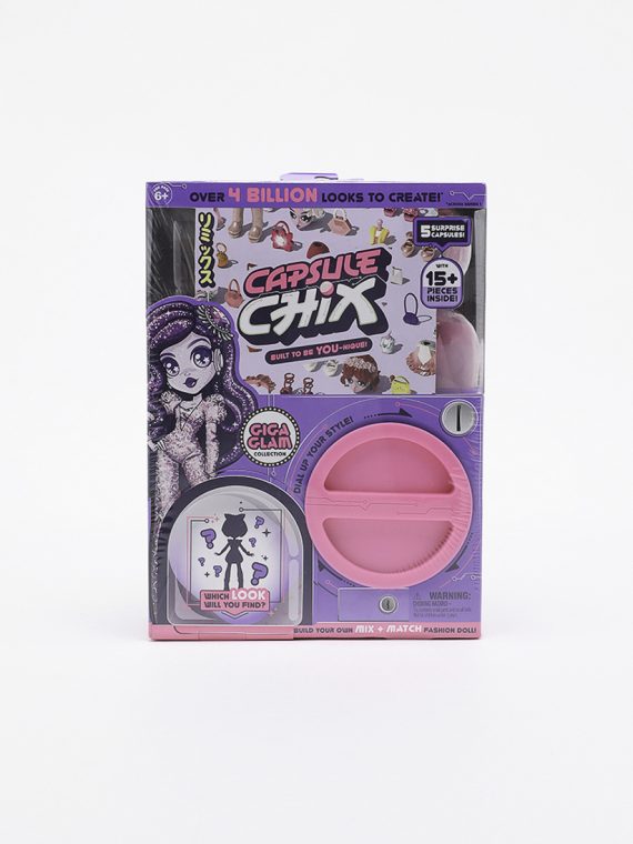 Giga Glam Collection Doll with Mix and Match Fashions and Accessories Purple