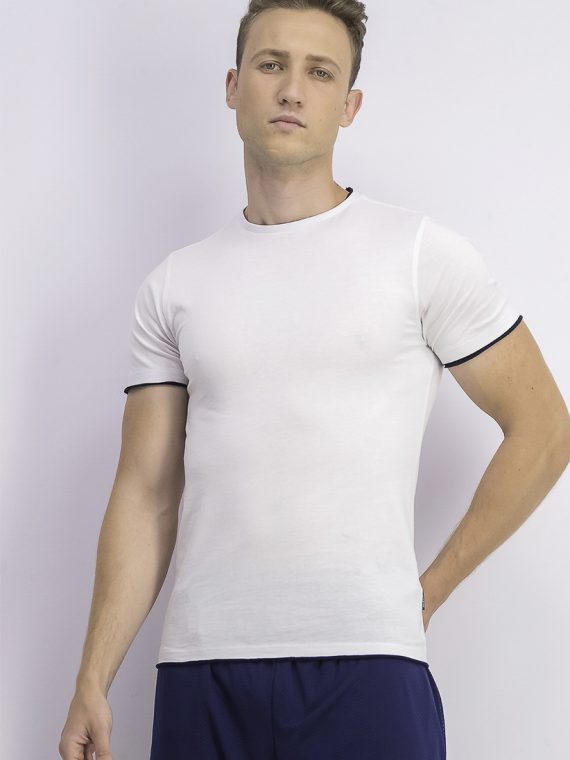 Mens Plain Short Sleeve T-Shirt White
