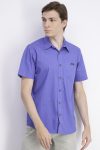 Mens Regular Fit Gravity Short-Sleeve Woven Shirt Delft