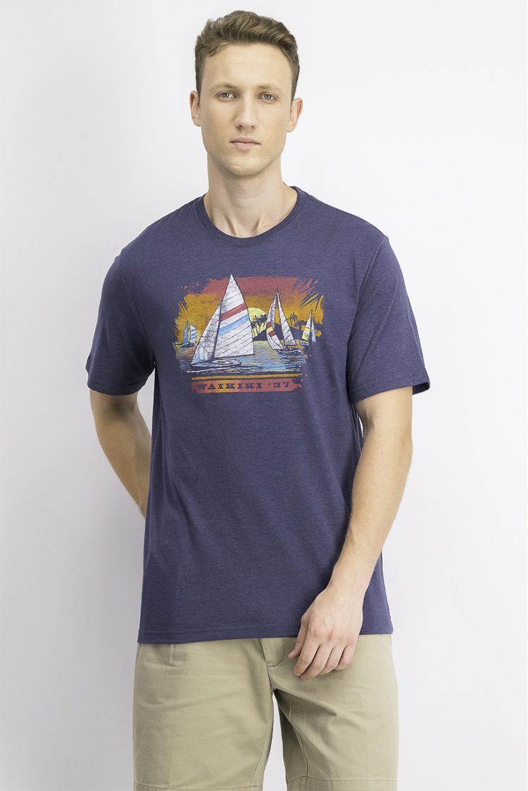 Mens Saltwater Graphic Tee Anchor