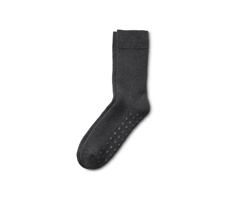 Mens Stopper Socks Dark Grey