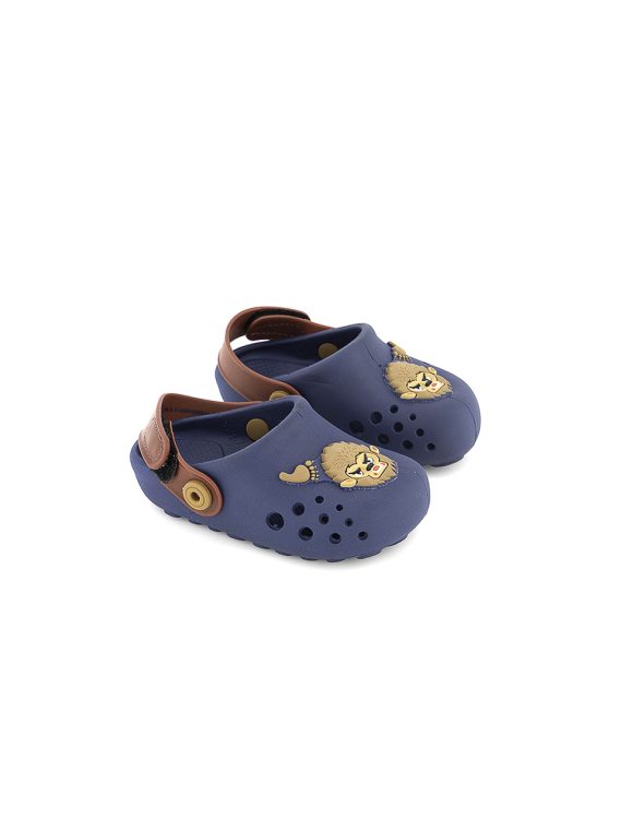 Toddler Boys Little Monsters Clogs Navy/Maroon