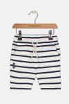 Toddler Boys Striped Drawstring Shorts White/Navy