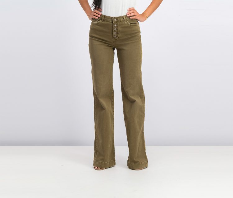 Womens Bootcut Jeans Olive