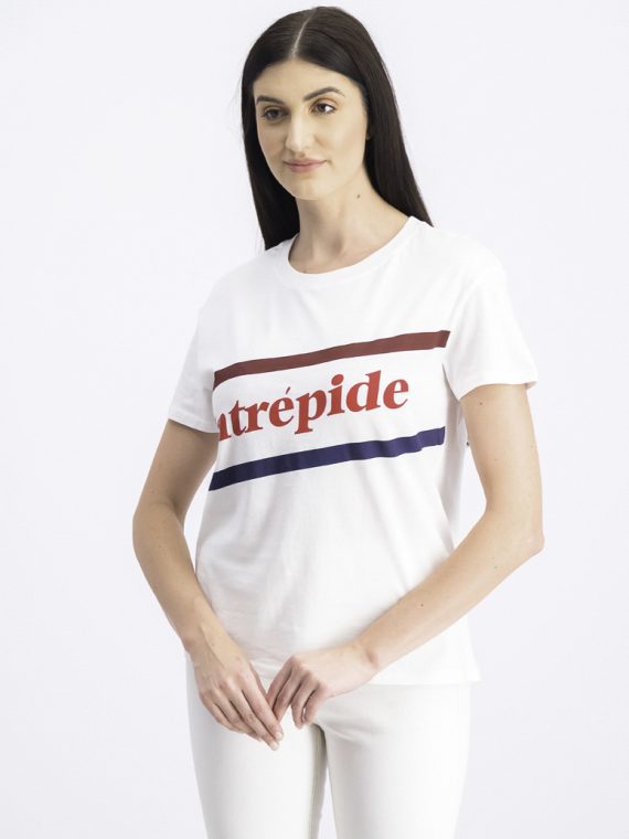 Womens Graphic Print T-Shirt White