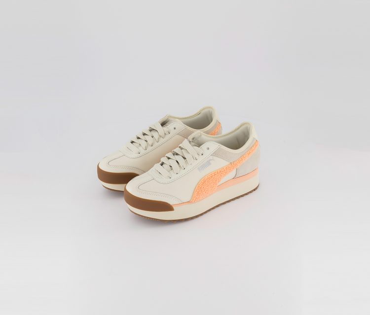 Womens Roma Amor Heritage Shoes Marshmallow/Peach