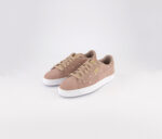 Womens Suede Pearl Studs Shoes Bridal Rose/Gold