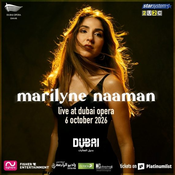 Marilyne Naaman live at Dubai Opera 2026 Arabic Events